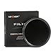 K&F Concept 49mm Slim HD Multi-Coated Variable Polarizing ND Neutral Density Adjustable ND2 ND4 ND8 to ND400 Lens Filter + Lens Cleaning Cloth for DSLR Cameras