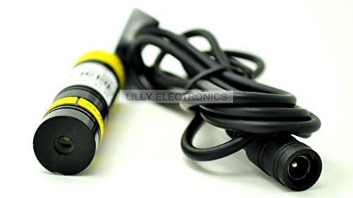 Focusable 780nm 100mw Ir Infrared Diode Laser Dot Module 16x68mm 5vdc W/us-plug Adapter and Heatsink