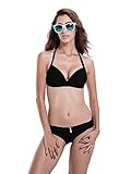 Reteron Women's Push up Twist Bikini Swimsuit