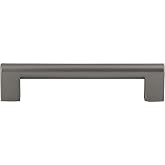Atlas Homewares A879-SL Successi Collection 128 Center Round Rail Pull, Slate Finish