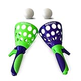 The Original Pop 'N Catch Game by Geospace, Double Set - Launch and Catch the Ball; Perfect for Backyard, Beach, Tailgate | Fun for Kids and Adults