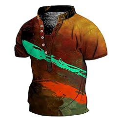 Mens 2023 Fashion Crewneck Blouses Floral Printed