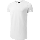 LETAOTAO Mens Tall T Shirts Tie Dye Shirts for Men Extra Long Tshirts Longline Hipster Print Tee for Tall Men