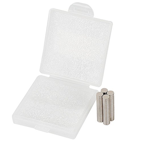 Refrigerator Magnets for Office, Hobbies, Crafts and Science, Push Pin Magnets, Fridge Magnets, Whiteboard Magnets, 5 x 1mm(0.2inch), 100pcs