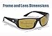 Flying Fisherman Buchanan Polarized Sunglasses with AcuTint UV Blocker for Fishing and Outdoor Sports