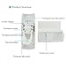 Hands Free Toothpaste Dispenser Automatic Toothpaste Squeezer with 5 Toothbrush Holds,No Power Required(White)