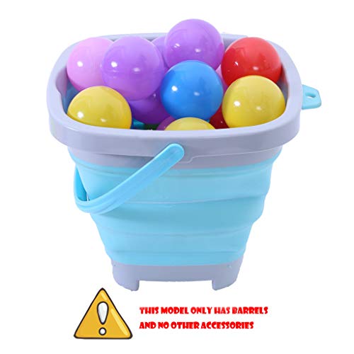 image for US Fast Shipment 5L Collapsible Silicone Sand Bucket,Binory Folding Sa