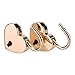 Padlock with Key 2Pack,Heart-shaped Skeleton Key Lock Set,Zinc Metal Lock for Luggage Diary Book Jewelry Box(Rose Gold)