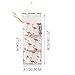 Over the Door Closet Organizer, Hanging Wall Storage Bags with 3 Pockets for Bedroom & Bathroom (Pink)