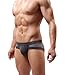 NEARTIME Men's Underwear, Mens Low Waist Boxers Briefs Men Underpants Soft Shorts (L, Gray) …
