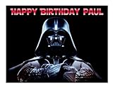 Star Wars Darth Vader edible cake image topper