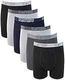 KAYIZU Brand Men's Underwear,Ultra Soft Cotton Classic Boxer Brief (6-Pack)
