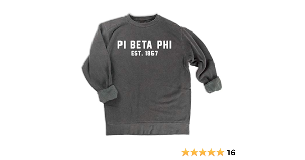 pi beta phi comfort colors sweatshirt