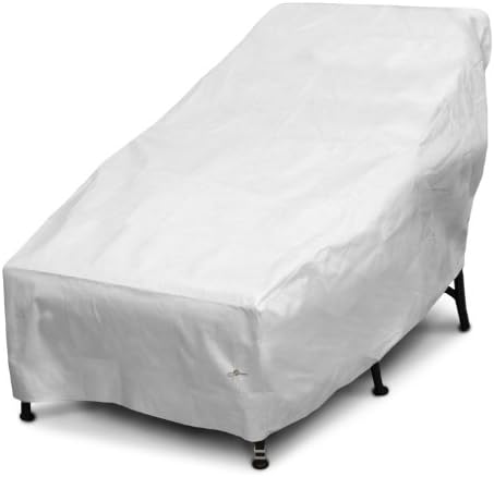 KoverRoos DuPont Tyvek 29628 Wide Chaise Cover, 82-Inch Length by 42-Inch Width by 36-Inch Height, White