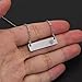 Bestill Back to School Gifts for Women Teacher's Day Bar Necklace Stainless Steel 18 inches with Thank You Card Appreciation Gifts