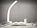 LED Desk Lamp,Eye Caring Table Lamp Dimmable Reading Light 5W Foldable Touch-Sensitive Control Panel and USB Charging Port