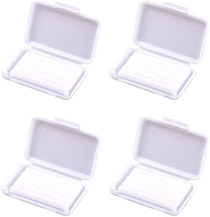 Dental Oral Orthodontics Ortho Relief Wax for Braces Gum Irritation Anti-ulcer oral care cleaning Product (Pack of 4) (White - Original scent)