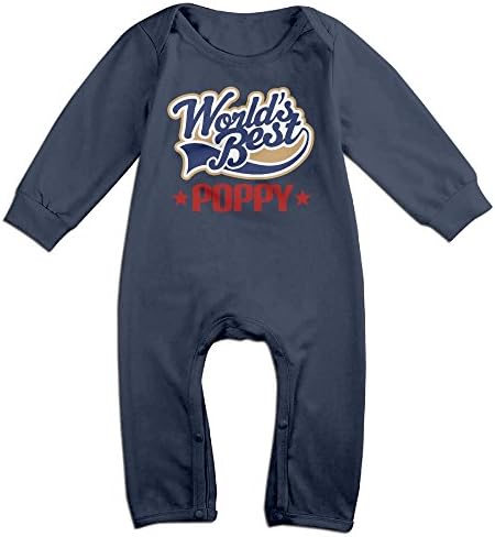 World Best Poppy Baby Cotton Climbing Clothes 18 Months Navy