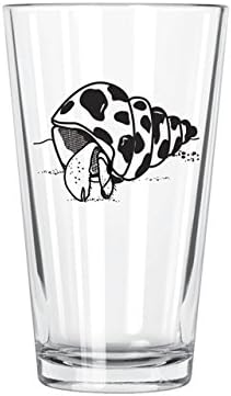 Corkology Hermit Crab Pint Glass, Clear