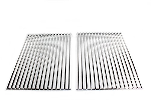 MHP Gas Grill Factory JNR Stainless Steel Cooking Grates (2) 10â€³ x 15-1/2â€³ HH-SS-Grids2