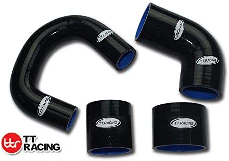 Silicone Intercooler Hose Pipe for GC8 EJ20 2.0 STI Ver 5 & 6 99 00 Black