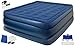 Pure Comfort Queen Size Raised Air Mattress, Blue