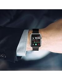 Julk - Juego de 2 carcasas protectoras para Apple Watch Serie 4 (1.575 in, carcasa protectora de TPU de alta definición ultrafina para Apple Watch Serie 4 (1.575 in)