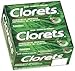 Clorets Original Yerba Buena Spearmint Flavor Chewing Gum Classic Mexican version 12 individually Sealed Packs with 16 pieces in each