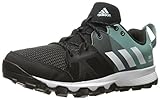 adidas Outdoor Women's Kanadia 8 Trail Runner, Black/White/Vapour Steel, 9.5 M US