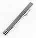 Enigma Silver with 3 Right Stripes Tie Clip with Gift Box