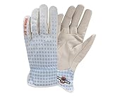 StoneBreaker Gloves Gardener Women's Gardening Glove, Medium, Light Blue