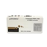 J-Tech Digital JTD-VGA+COMTOHDMI Component Video-YPbPr and VGA to HDMI Upscaling Converter