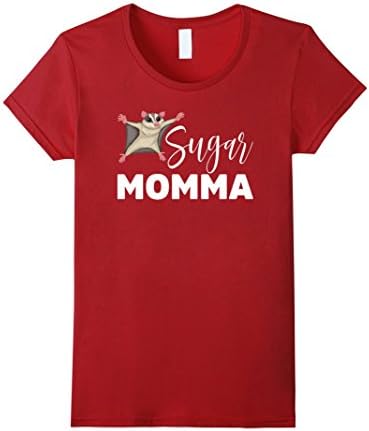 Womens Sugar Glider Momma - cool t shirt Medium Cranberry