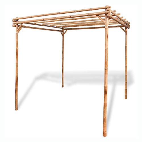 K&A Company Garden Arches, Trellises, Arbors & Pergolas, Pergola Bamboo 76.8"x76.8"x76.8"