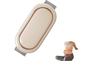 Rechargeable Lazy Abdominal Slimming Machine,Rechargeable Portable Slimming Belt,Adjustable Vibration Wireless Massager,Weigh