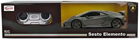 Rastar 48200 1:18 Scale Lamborghini Sesto Radio Control Car, Grey - Image 3