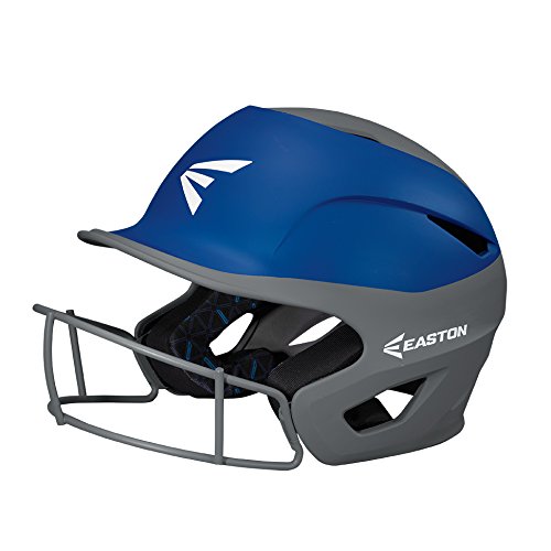 EASTON PROWESS Fastpitch Softball Batting Helmet with Mask | Medium / Large | Matte Royal / Charcoal | 2020 | Multi-Density Impact Absorption Foam | High Impact Lightweight Shell | BioDRI Liner - Thumbnail 7