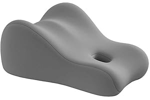 YFZD3087 Natural Latex Pillow for Adults - Ergonomic Support for Maternity, Home & Couples, Multi-Functional for Sleeping, Lounging, Reading, Removable Washable Cover (Dark Gray)