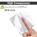 COQOFA POF Small Heat Shrink Wrap Bags 4x4 inch 200 pcs 100 Gauge Clear Non Toxic Soft for Soaps Cookies Crafts DIY Homemade Gifts