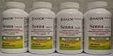 Senna 8.6 MG Generic for Senokot Natural Vegetable Laxative Tab. 1000 ea 4 PACK Total 4000 Tablets