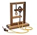 SiamMandalay Foucault's Pendulum: Classic Wood Disentanglement Puzzle - Handmade & Organic Traditional Wooden Educational Game for Adults from with SM Gift Box(Pictured)