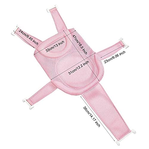 Universal Baby Bath Seat Support Net with Soft Headrest,Breathable