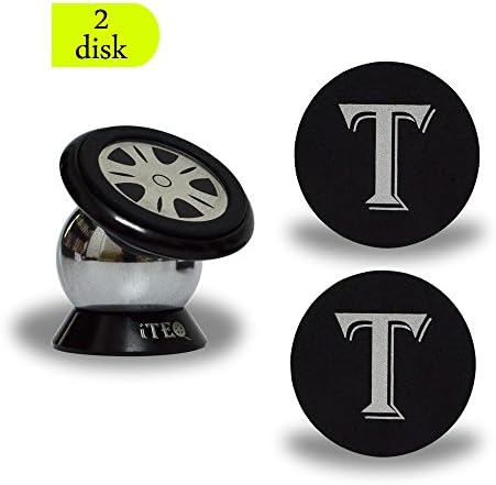 ITEQ Magnetic Cell Phone Car Mount, Car Dashboard Phone Holder for iPhone 8 / 7 / 7 Plus / 6s / Samsung Galaxy S8 / S7 / S6 and Android Phone