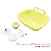JOJO STYLE Multiple Plastic Soap Case Holder Container Box - With Gifts – Bathroom Soap Case – Macaron Yellow