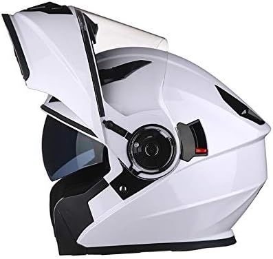 Motorcycle Modular Full Face Helmet Flip up Motorbike Helmet with Dual Visor Sun Shield · DOT Approved · Adult