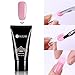 UR SUGAR 1Pc Poly Quick Gel Nail Kit Enhancement Builder Gel Nail Extension Trial Kit Professional Technician French Kit-Including Brush Pen, Slip Solution, Dual Forms for Starter