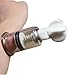 2pcs S Size (Dia. 0.7in) Twist No Pump Suction Cupping Nipple Enhancer Enlargement Breast Enlarger Vacuum Rotary Bondage Fetish - Firmer, Perkier, Larger Nipples