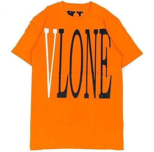 Dlayoo Vlone Life Friend Hip hop Short Sleeve Tee Male/Female Loose T-Shirt Couple