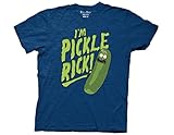 Ripple Junction Rick and Morty I?m Pickle Rick Adult T-Shirt Medium Monaco Blue