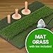 That'll Play - SBZ Golf PremiumTri-Turf Hitting Grass Mat - Rough & Fairway, Portable, Training Mat - 16